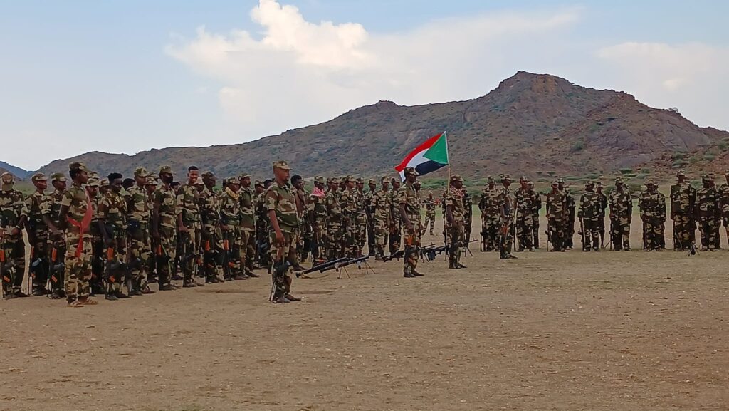 نشرت قوات الأورطة الشرقية في شرق السودان مؤخرا