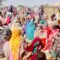 Sudanese refugees in Chad wait for days in food queues